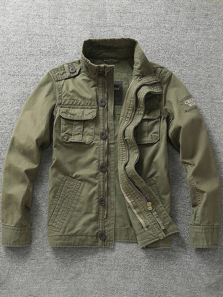 Chamarra de Trabajo Estilo Militar