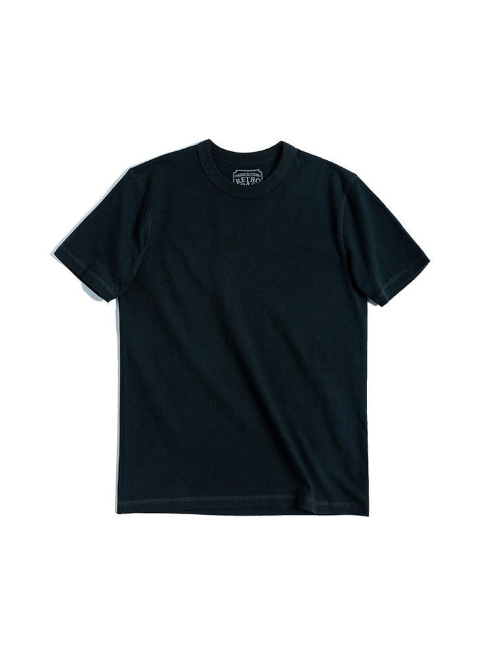 Camiseta clásica ajustada de cuello redondo para hombre