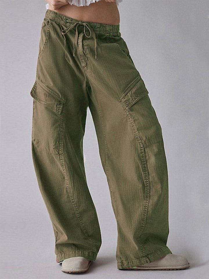 Pantalón Utility Barrel Holgado para Mujer