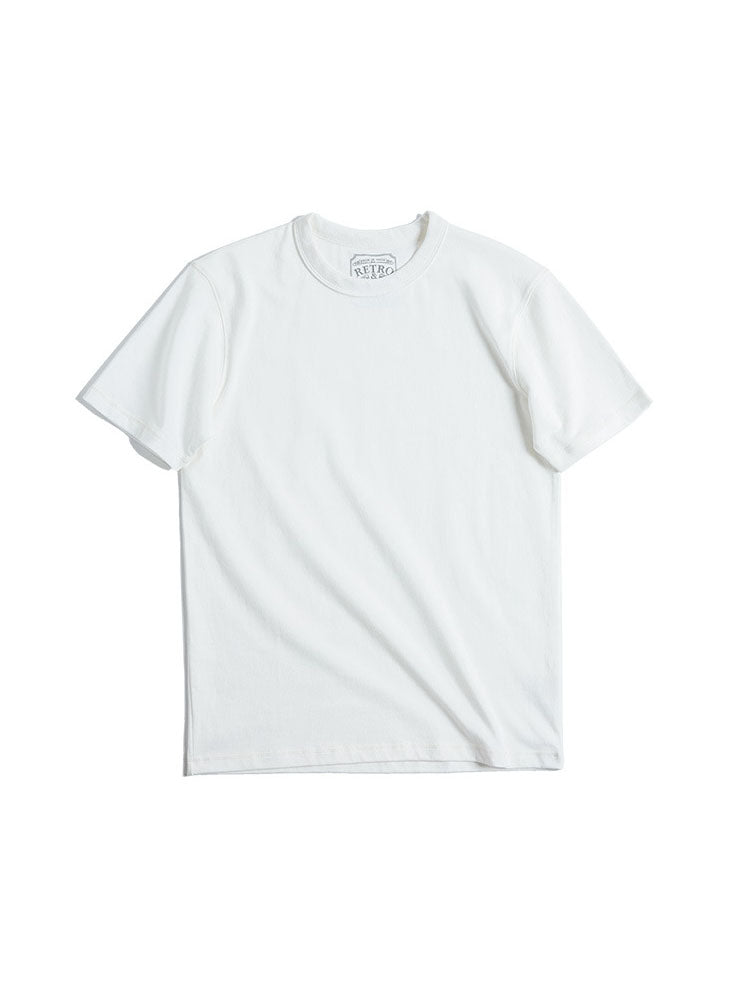 Camiseta clásica ajustada de cuello redondo para hombre
