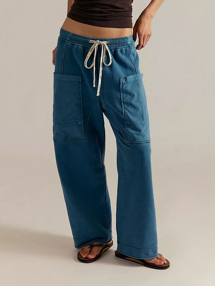 Pantalón Deportivo Cargo Utility para Mujer de Corte Relajado