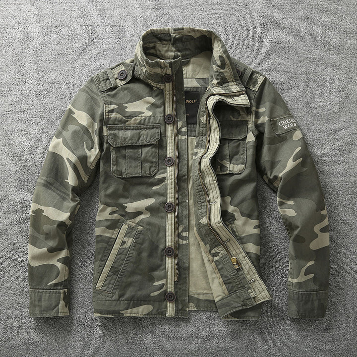 Chamarra de Trabajo Estilo Militar