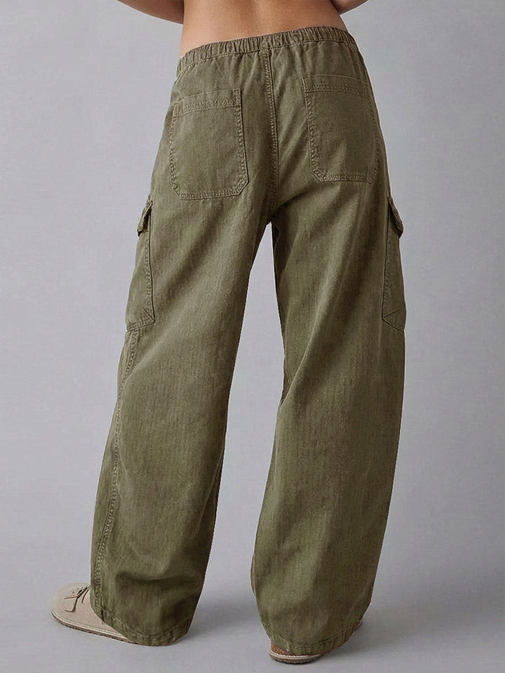 Pantalón Utility Barrel Holgado para Mujer