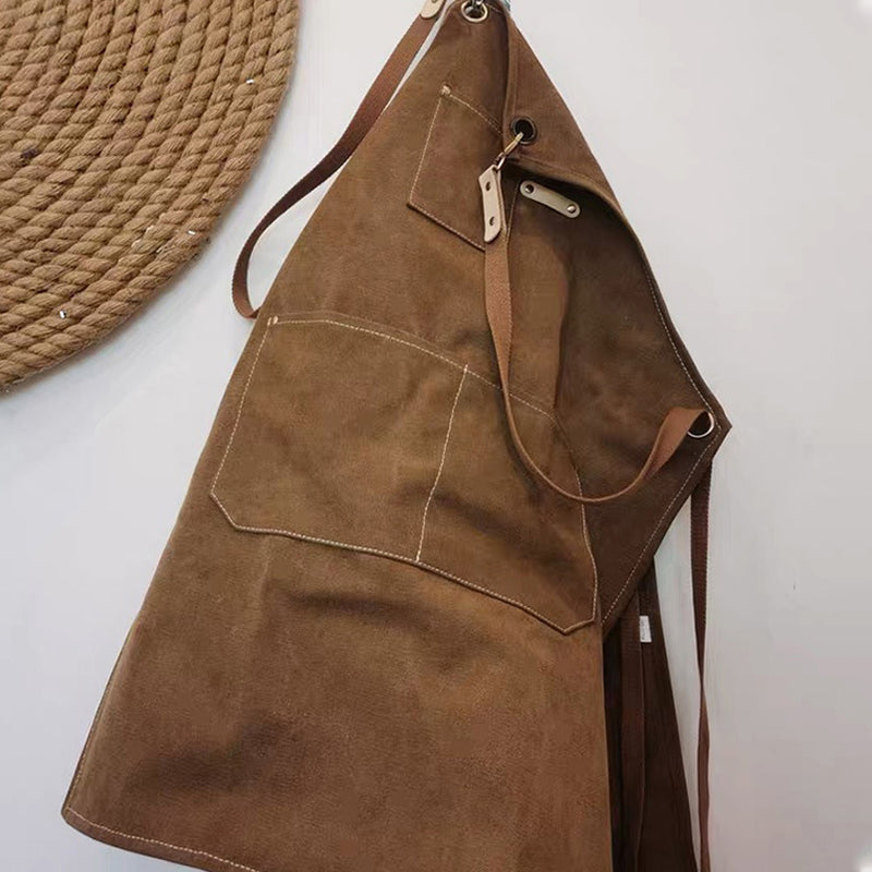Delantal de lona resistente a manchas para hombre