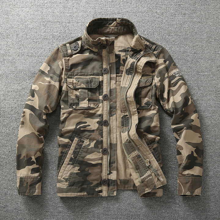 Chamarra de Trabajo Estilo Militar