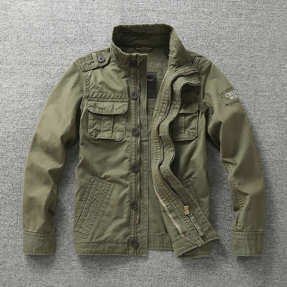 Chamarra de Trabajo Estilo Militar