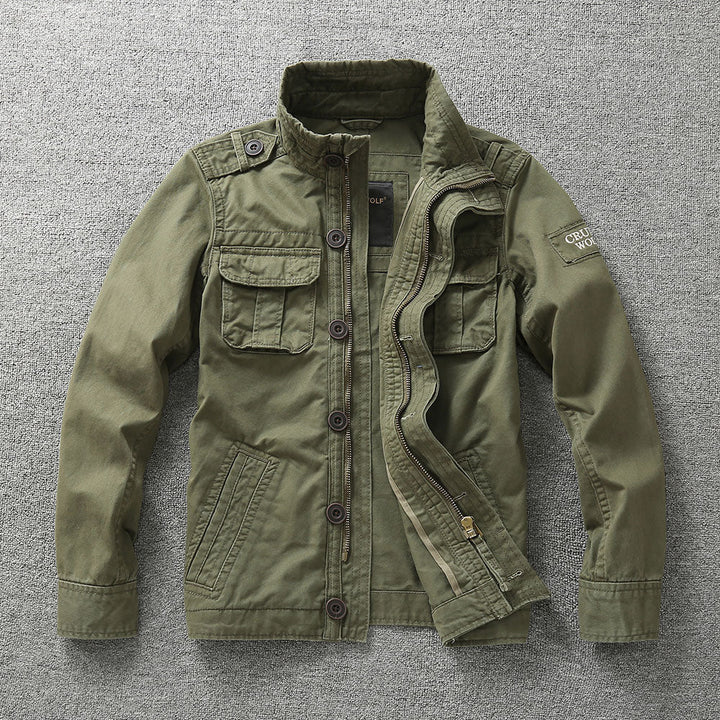 Chamarra de Trabajo Estilo Militar
