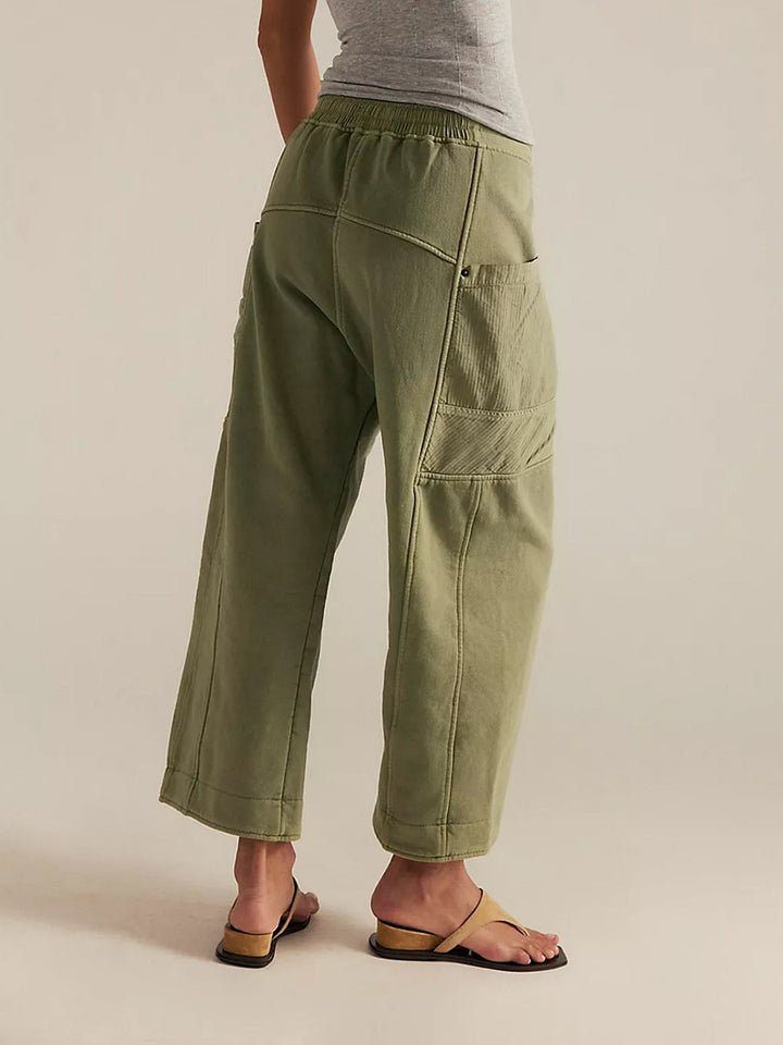 Pantalón Deportivo Cargo Utility para Mujer de Corte Relajado