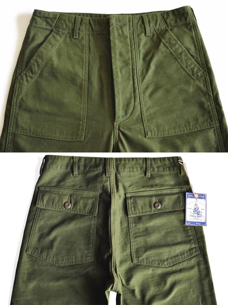 Pantalones casuales rectos para hombre inspirados en los OG-107 fatigue