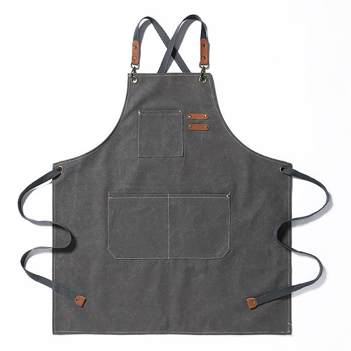 Delantal de lona resistente a manchas para hombre