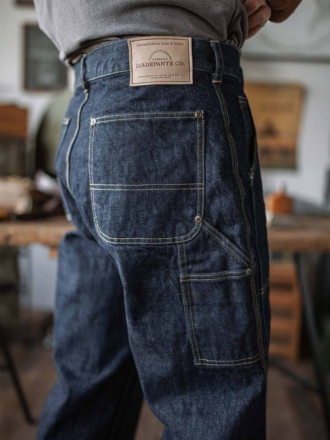 Jeans Carpenter de Mezclilla Selvedge