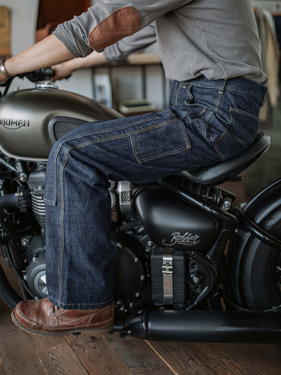 Jeans Carpenter de Mezclilla Selvedge