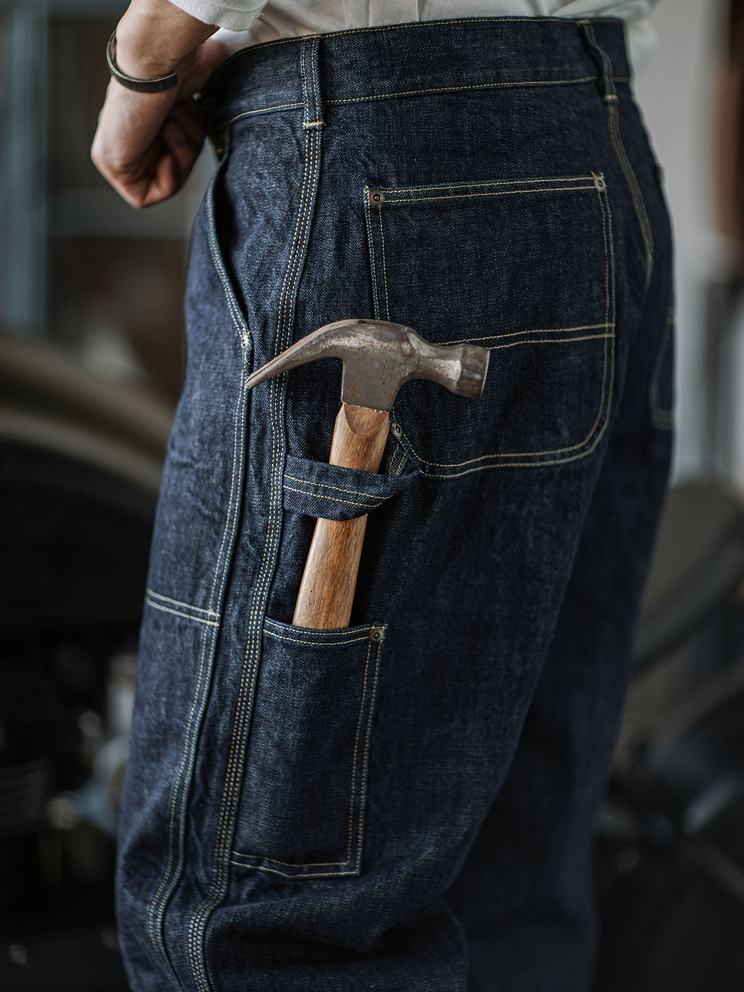 Jeans Carpenter de Mezclilla Selvedge