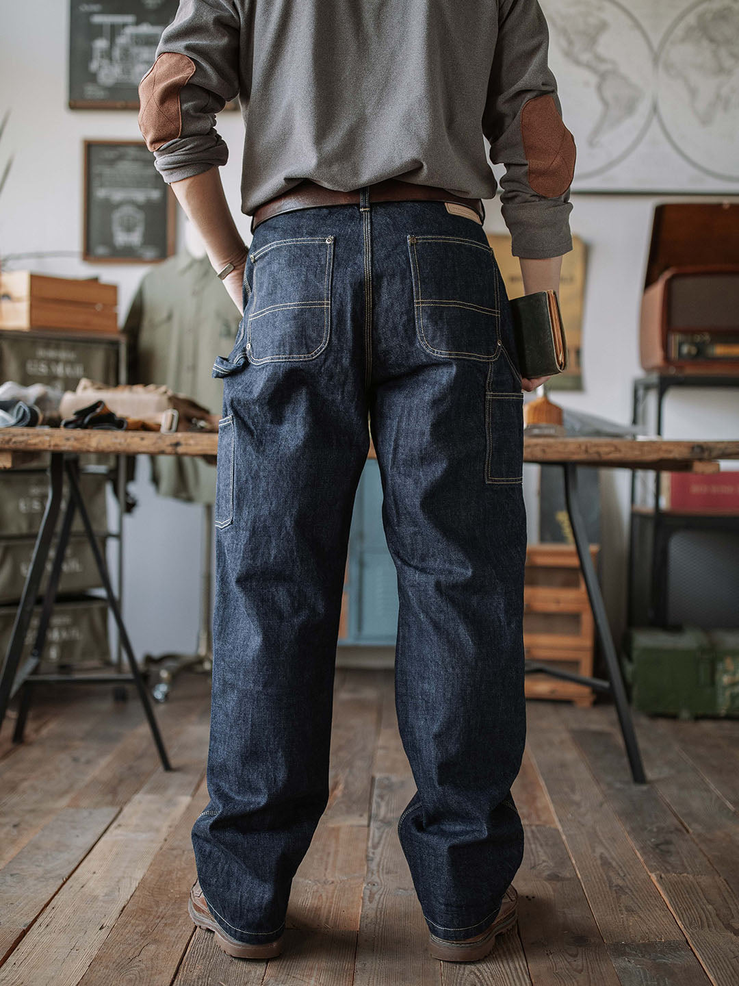 Jeans Carpenter de Mezclilla Selvedge