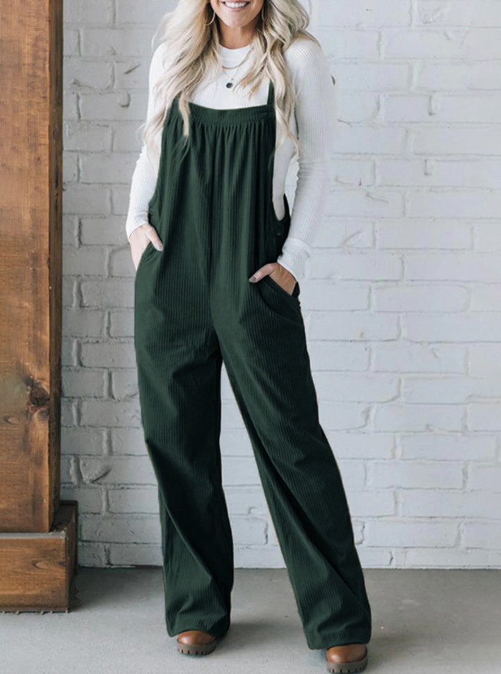 Overol de pana suave y cómoda para mujer
