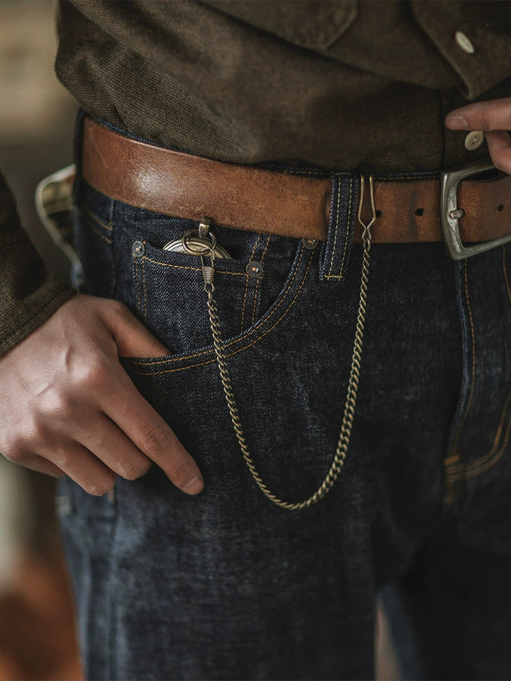 Jeans de Mezclilla Selvedge Índigo de 14 oz