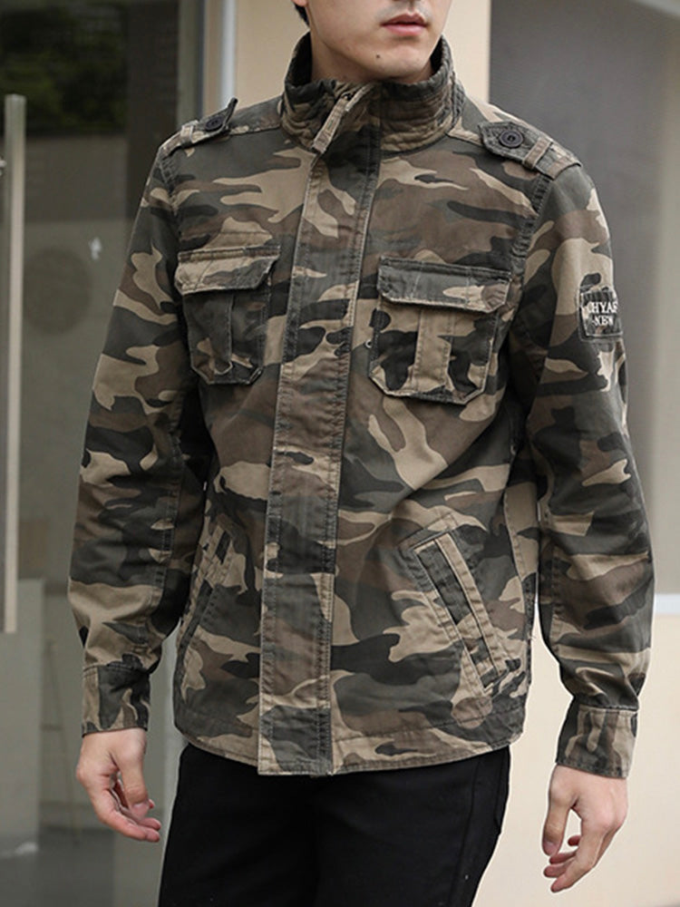 Chamarra de Trabajo Estilo Militar